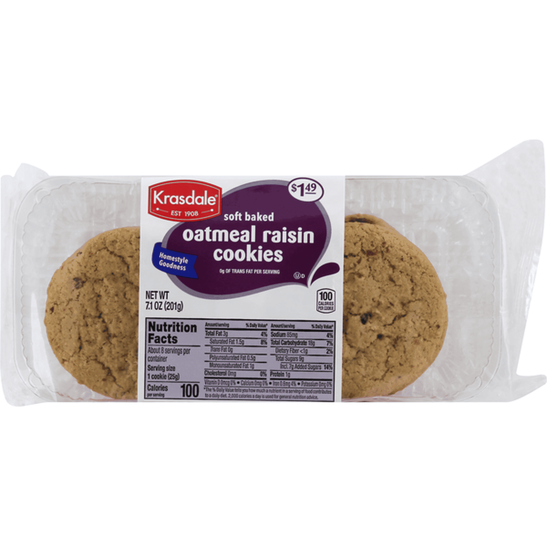 Krasdale Oatmeal Raisin Soft - Food Fair
