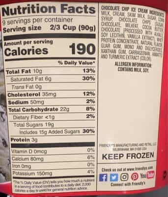 Friendly's Chocolate Chip - Food Fair
